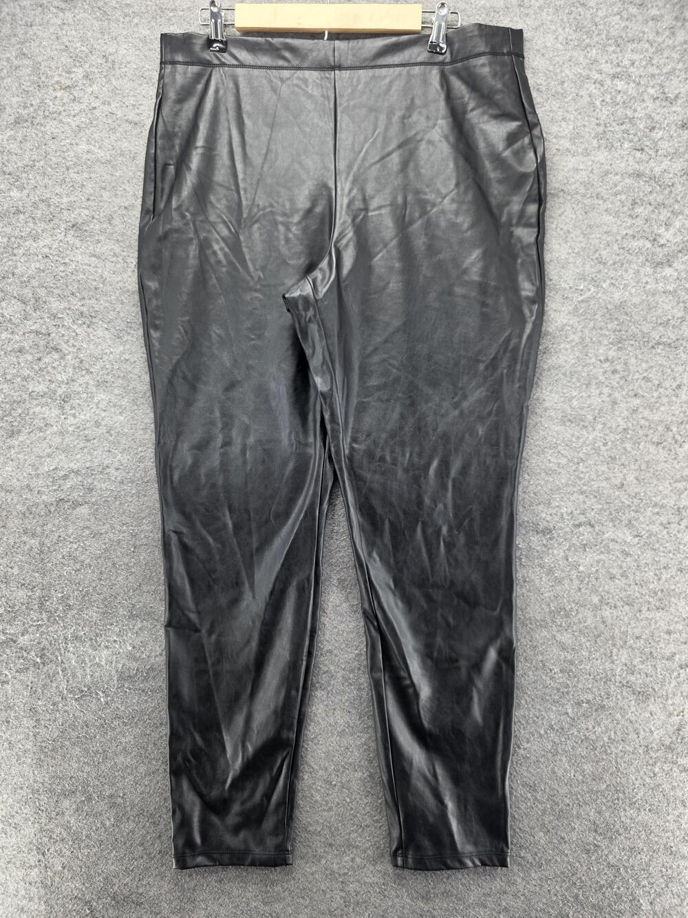 Express Leggings Womens XL Black Ankle Spandex Elastic Waist Stretch